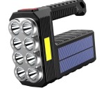 Solar flash light 6 lamps