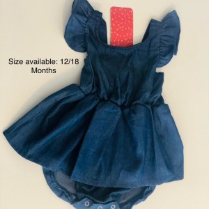 Puloru Baby Summer Romper Square Neck Short Jumpsuit with Ruffle Decoration